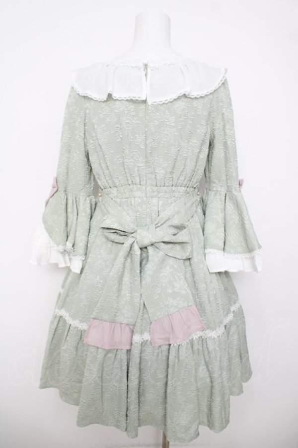 画像2: axes femme kawaii / メアリー姫袖ドレス  ミント Y-26-04-01-151-AX-OP-SZ-ZY (2)