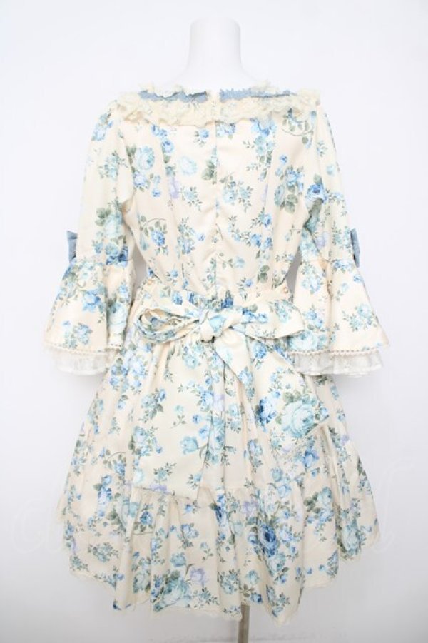 画像2: axes femme kawaii / アンティークローズ柄ワンピース  生成り Y-26-04-01-152-AX-OP-SZ-ZY (2)