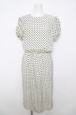 画像1: INGEBORG / 袖タックデザインドットワンピース F オフ Y-26-04-01-157-LO-OP-SZ-ZY (1)
