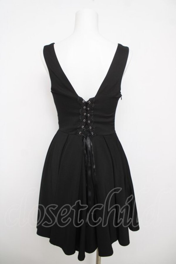 画像2: DARK IN LOVE / ハートバックルジャンスカ  黒 Y-26-04-01-160-PU-OP-SZ-ZY (2)