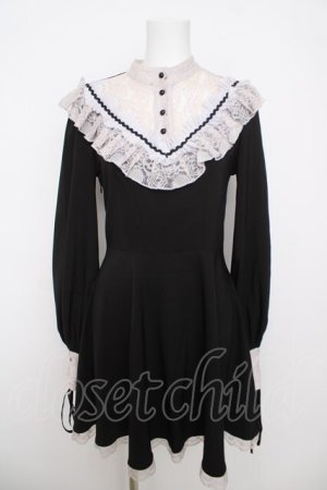 画像: DARK IN LOVE / スカルレースワンピース  黒 Y-26-04-01-161-PU-OP-SZ-ZY