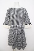 画像1: an another angelus / ギンガム柄ワンピース F 黒 Y-26-04-01-164-CA-OP-SZ-ZY (1)