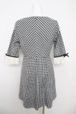 画像2: an another angelus / ギンガム柄ワンピース F 黒 Y-26-04-01-164-CA-OP-SZ-ZY (2)