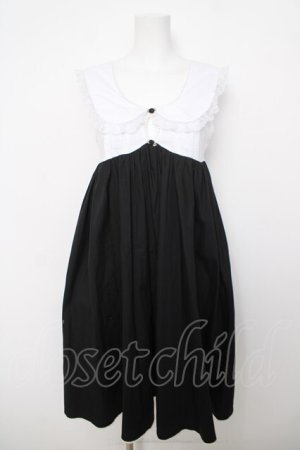 画像: pain / ラウンドカラータックドレス F ブラック Y-26-04-01-166-LO-OP-SZ-ZY