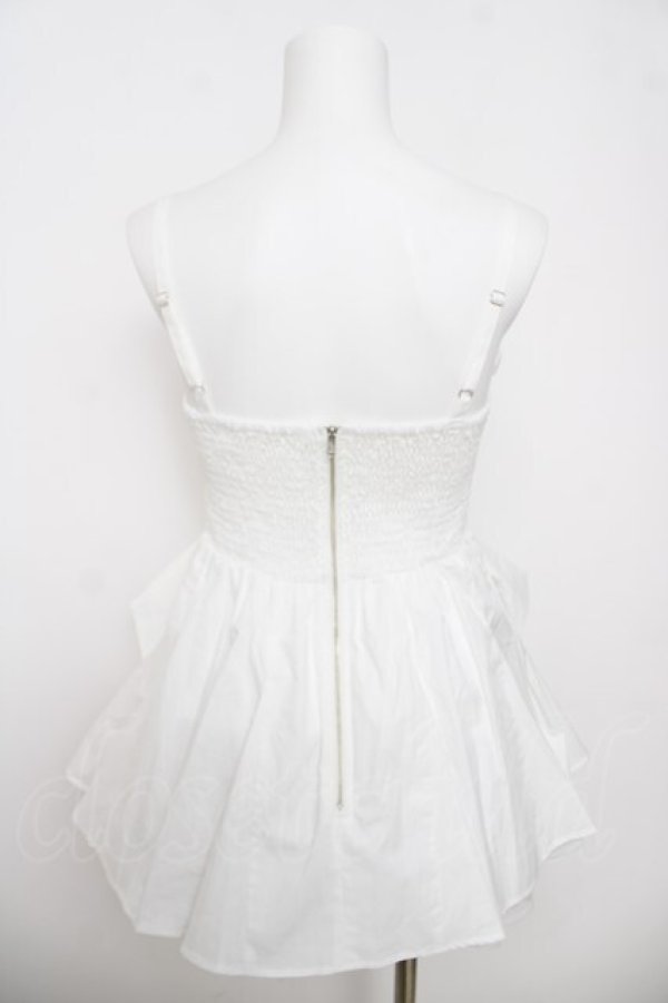 画像2: lilLilly / リボンシャツミニドレス F ホワイト Y-26-04-01-168-LO-OP-SZ-ZY (2)