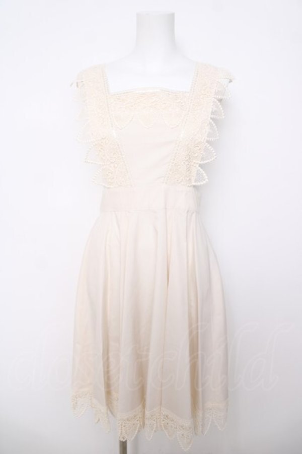 画像1: Innocent World / ロワールエプロン  生成り Y-26-04-01-173-IW-OP-AS-ZY (1)