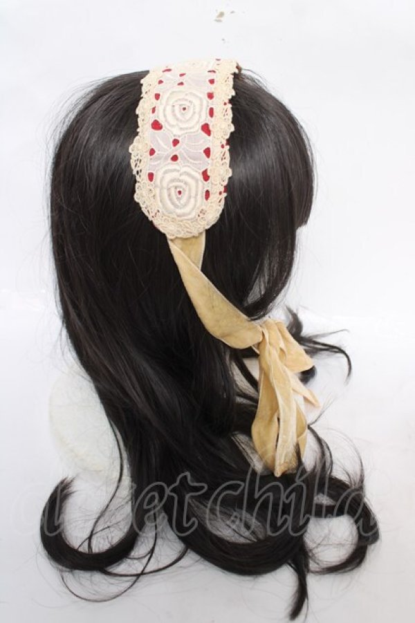 画像3: romantic marionette / 薔薇レースヘッドドレス  ワイン Y-26-04-01-027-LO-AC-SZ-ZY (3)