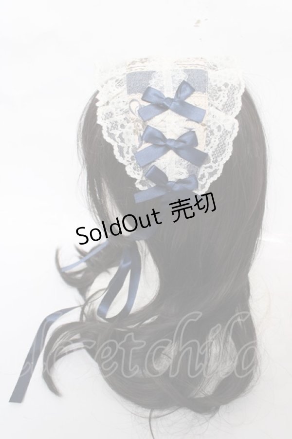 画像2: metamorphose / アンティークブーケヘッドドレス  ブルー Y-26-04-01-028-ME-AC-AS-ZY (2)