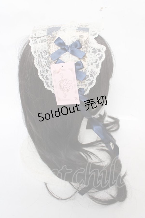 画像3: metamorphose / アンティークブーケヘッドドレス  ブルー Y-26-04-01-028-ME-AC-AS-ZY (3)