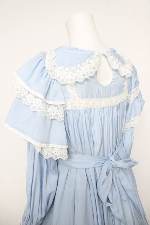 画像5: Hoshibako Works / リリアンヌ姉妹 ワンピース(ショート丈)  サックス Y-26-04-01-180-LO-OP-SZ-ZY (5)