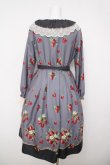 画像2: Melody BasKet / Royal Berry フロントボタンワンピース M グレー Y-26-04-01-181-LO-OP-SZ-ZY (2)