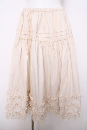 画像: Innocent World / ペチスカート  生成り Y-26-04-01-186-IW-SK-AS-ZY