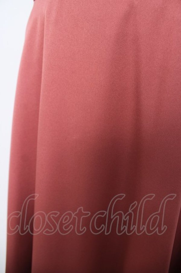 画像2: an another angelus / ローズ金具ベルト付きフレアースカート F コーラルレッド Y-26-04-01-189-CA-SK-SZ-ZY (2)