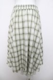 画像2: axes femme / ビッグチェックミディスカート  グリーン Y-26-04-01-194-AX-SK-SZ-ZY (2)
