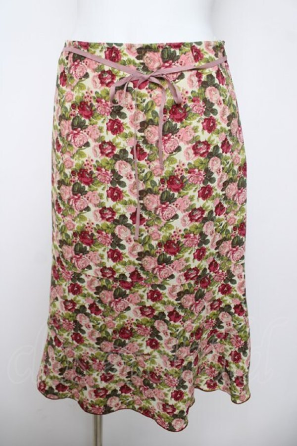 画像1: L'EST ROSE / 花柄マーメイドスカート M  Y-26-04-01-201-LO-SK-SZ-ZY (1)