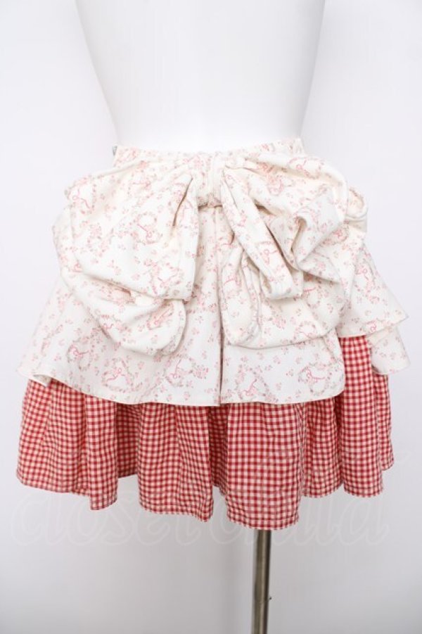 画像2: lilLilly / 【airi×Starry】フェアリーホイップスカート  レッド Y-26-04-01-203-LO-SK-SZ-ZY (2)