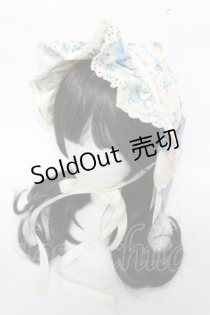 画像: axes femme kawaii / アンティークローズ柄ハーフボンネット  生成り Y-26-04-01-031-AX-AC-SZ-ZY