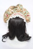 画像3: ALICE and the PIRATES / 追憶のオーナメントローズ柄ボンネット  ミント Y-26-04-01-034-PA-AC-AS-ZY (3)