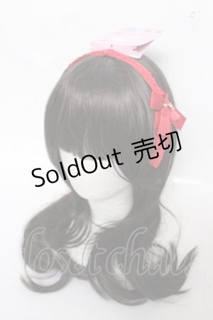 画像: m petit by misako / AM*CGカチューシャ  中赤 Y-26-04-01-036-LO-AC-SZ-ZY