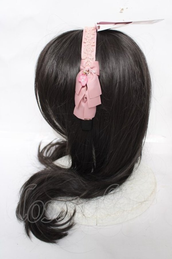 画像2: m petit by misako / AM*マイメロカチューシャ  中桃 Y-26-04-01-037-LO-AC-SZ-ZY (2)