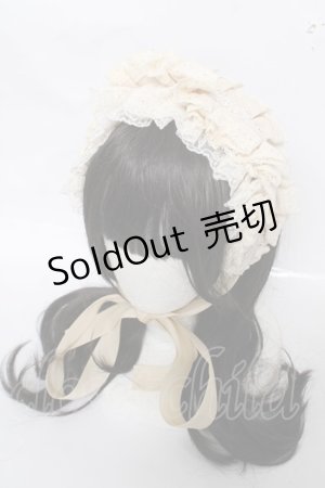 画像: Hoshibako Works / リリアンヌ姉妹　パステルカラーヘッドドレス  生成り Y-26-04-01-040-LO-AC-SZ-ZY