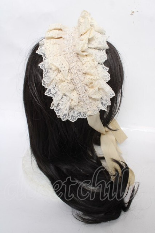 画像3: Hoshibako Works / リリアンヌ姉妹　パステルカラーヘッドドレス  生成り Y-26-04-01-040-LO-AC-SZ-ZY (3)