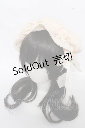 画像: axes femme kawaii / ドットチュールフリルカチューシャ  生成り Y-26-04-01-041-AX-AC-SZ-ZY