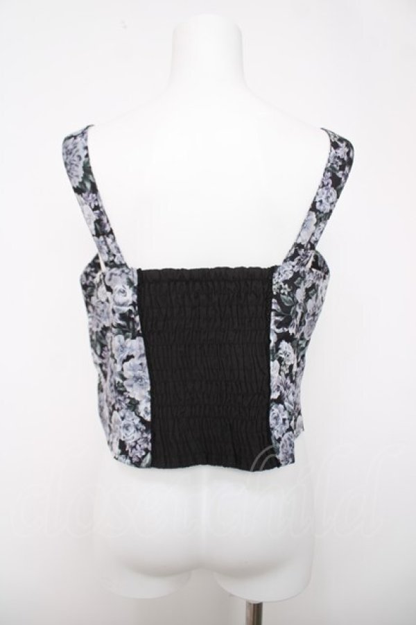 画像2: axes femme / フルールPTジップ付ビスチェ  黒 Y-26-04-03-049-AX-TO-SZ-ZY (2)