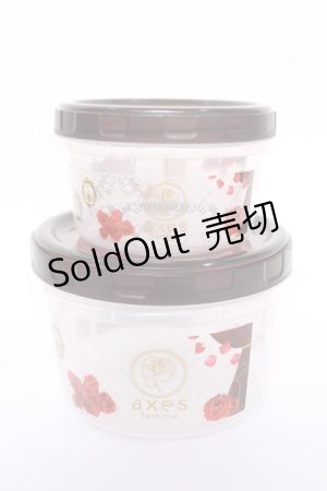 画像: axes femme / ノベルティタッパー 2つセット   Y-26-04-03-007-AX-ZA-SZ-ZY