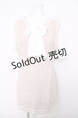 画像: evelyn / 重ね着風トップス  ピンク Y-26-04-03-077-LO-TO-SZ-ZY