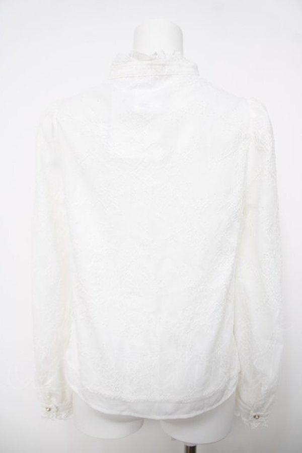 画像2: Amavel / 総レースデザインブラウス  白 Y-26-04-03-079-CA-BL-SZ-ZY (2)