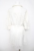 画像2: axes femme / 裾レースシャツチュニック  白 Y-26-04-03-102-AX-TO-SZ-ZY (2)