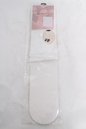 画像: m petit by misako / AMOVKフロントレース  白 Y-26-04-03-014-LO-ZA-SZ-ZY