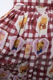 画像3: axes femme kawaii / ベアズベーカリー柄ジャンスカ  赤 Y-26-04-03-118-AX-OP-SZ-ZY (3)