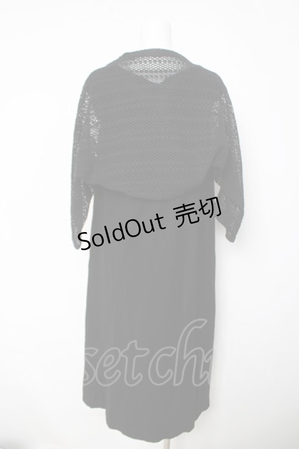 画像2: INGEBORG / ボレロ付きワンピース  黒 Y-26-04-03-119-LO-OP-SZ-ZY (2)