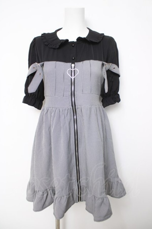 画像1: MA*RS / 切替ワンピース  黒 Y-26-04-03-127-EL-OP-SZ-ZY (1)