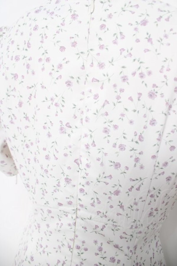 画像3: Ank Rouge / 花柄ワンピース  白 Y-26-04-03-128-CA-OP-SZ-ZY (3)