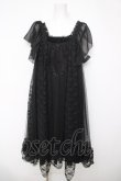 画像1: MR corset / チュール切替ワンピース  黒 Y-26-04-03-130-PU-OP-SZ-ZY (1)