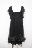 画像2: MR corset / チュール切替ワンピース  黒 Y-26-04-03-130-PU-OP-SZ-ZY (2)