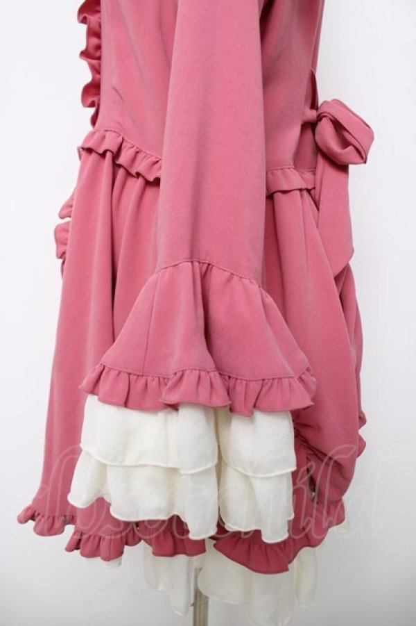 画像4: MARBLE / アリス風編み上げドレスワンピース  ピンク Y-26-04-03-131-GO-OP-SZ-ZY (4)