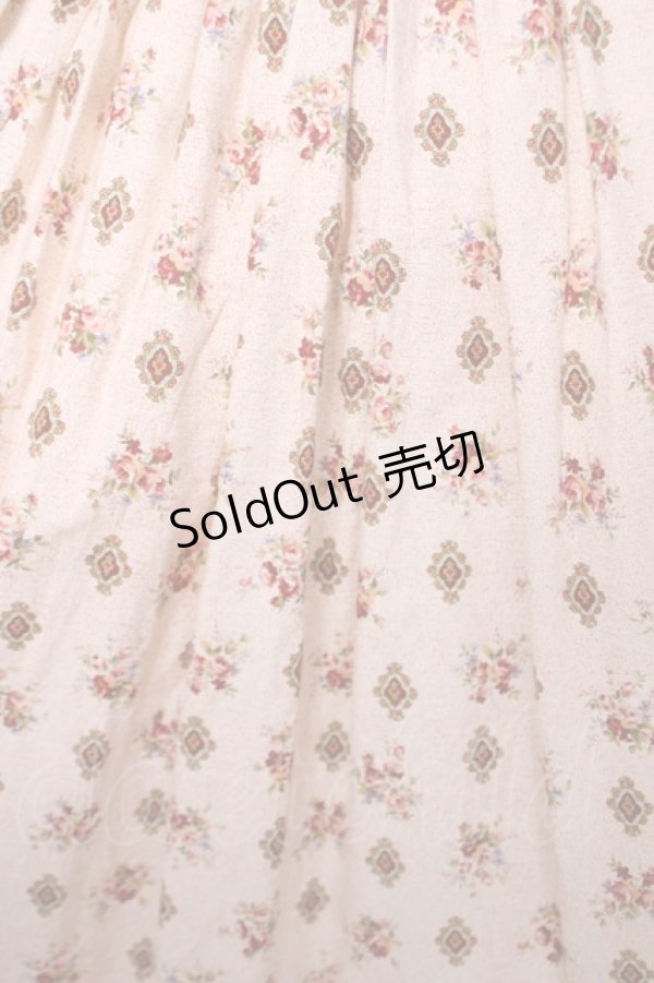 画像3: Innocent World / 共布フリルバラ柄ジャンパースカート  ピンク Y-26-04-03-133-IW-OP-SZ-ZY (3)