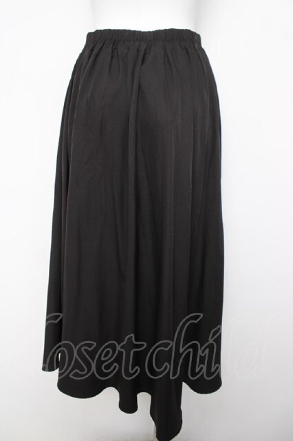 画像2: axes femme / ジップフリルスカート  黒 Y-26-04-03-147-AX-SK-SZ-ZY (2)