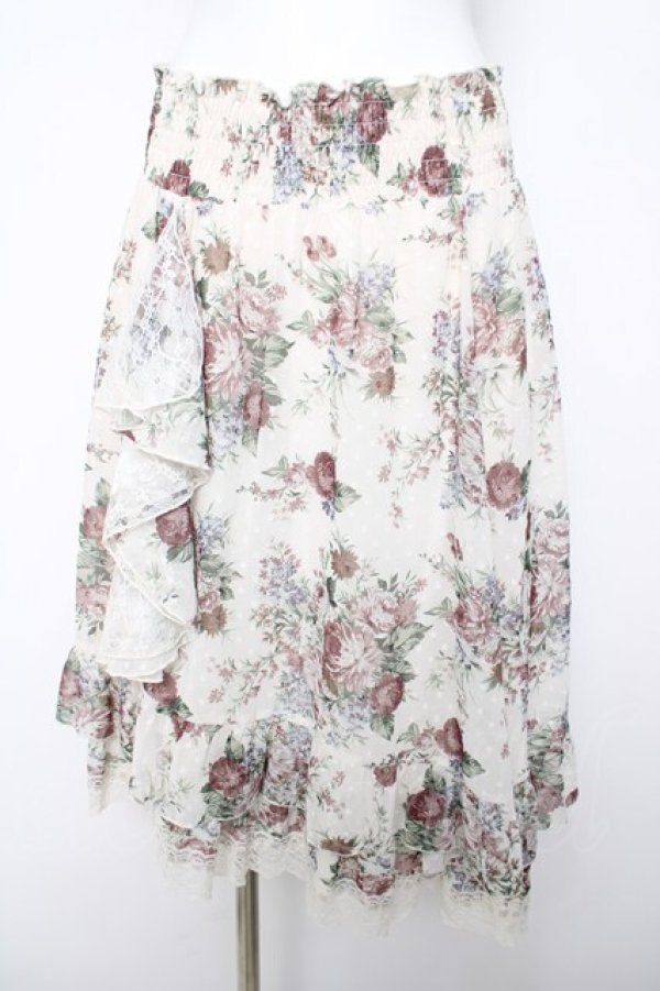 画像1: axes femme / 花柄マルチWAYスカート  生成り Y-26-04-03-148-AX-SK-SZ-ZY (1)