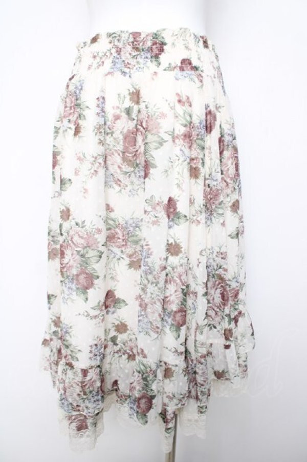 画像2: axes femme / 花柄マルチWAYスカート  生成り Y-26-04-03-148-AX-SK-SZ-ZY (2)