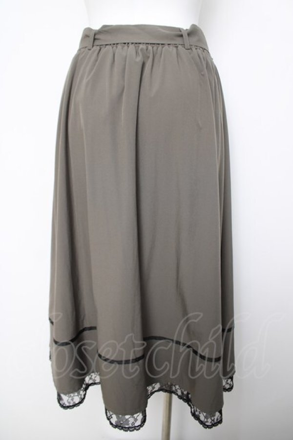 画像2: axes femme / マルチWAYフリルスカート  カーキ Y-26-04-03-155-AX-SK-SZ-ZY (2)