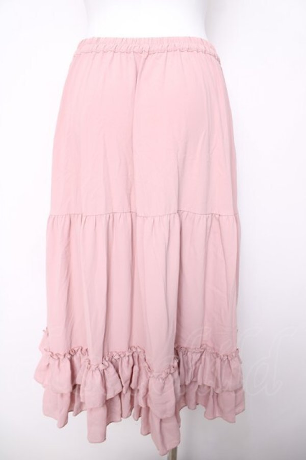 画像2: axes femme kawaii / ミディフリルペチスカート  ピンク Y-26-04-03-164-AX-SK-SZ-ZY (2)