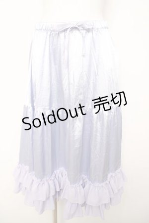 画像: axes femme kawaii / ミディフリルペチスカート  ラベンダー Y-26-04-03-167-AX-SK-SZ-ZY