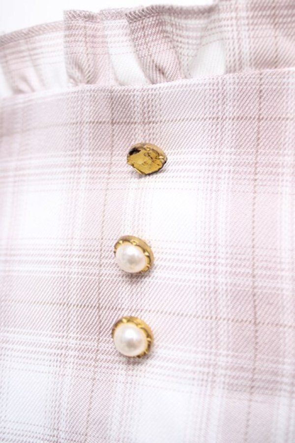 画像3: Amavel / チェックフレアスカート  ピンク Y-26-04-03-168-CA-SK-SZ-ZY (3)