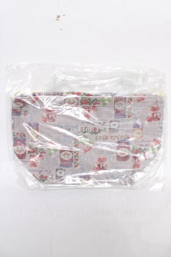 画像1: axes femme POETIQUE / ノベルティ巾着付きビニールバッグ   Y-26-04-03-022-AX-BG-SZ-ZY (1)