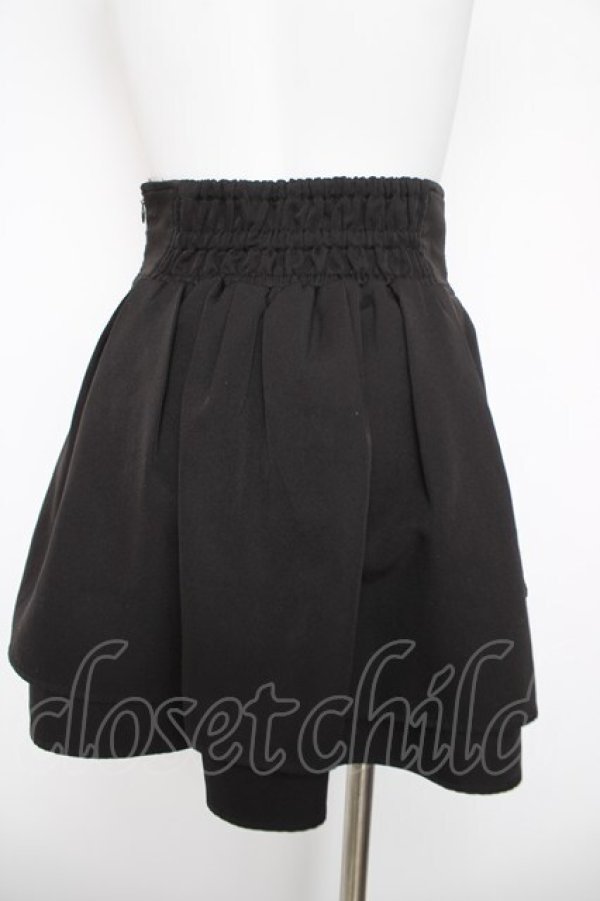 画像2: evelyn / ダブルフレアスカート F 黒 Y-26-04-03-169-LO-SK-SZ-ZY (2)